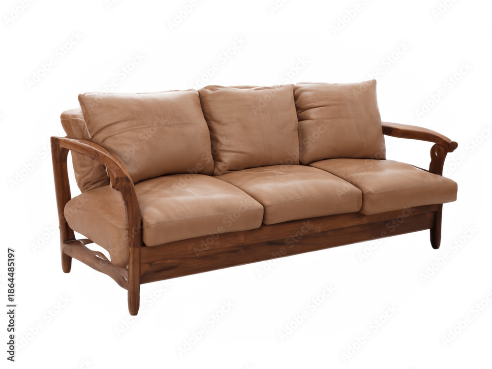 Fototapeta premium sofa isolated on white background. including clipping path.