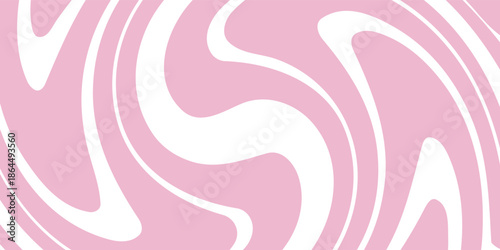 Pink candy pattern background. Abstract vector melted caramel texture. Strawberry cream swirls. Liquid mousse background.