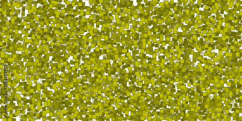Vibrant Gold and Chartreuse Abstract Cubes Pattern - Dynamic Geometric Background Design for Modern Concepts
