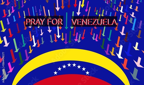 Venezuela flag, campaign pray for venezuela 