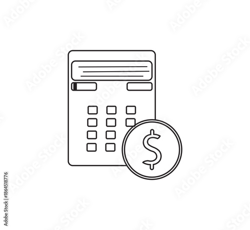 Money savings and finance vector linear icon image. Collection of isolated icons such as money, dollar, currency, coin, hand, credit card, finance.vector illustration editable