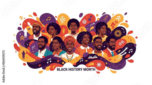 Celebrating Black History Month with diverse community portraits