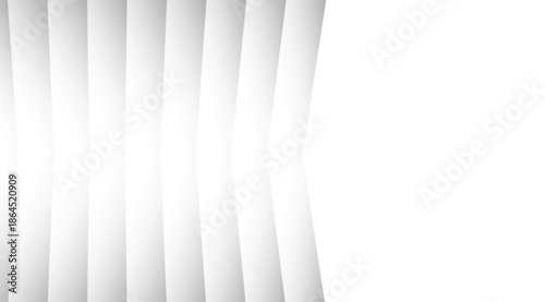 White curved vertical abstract background texture subtle gradient subtle shadows for modern design
