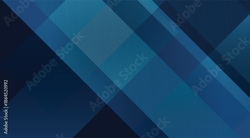 Deep blue geometric shapes abstract background for business use