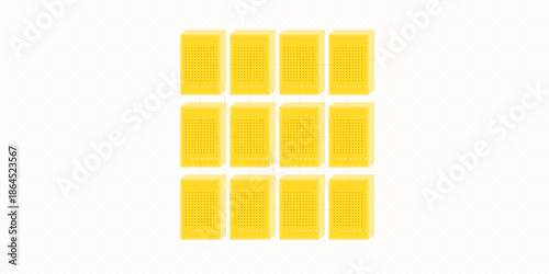 Golden Orbit Cloud Data Center Background for Business Intelligence, Investor Decks, and Corporate Reports