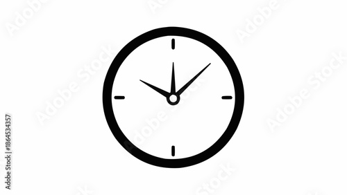 Clock face displaying the time ten minutes past ten oclock.