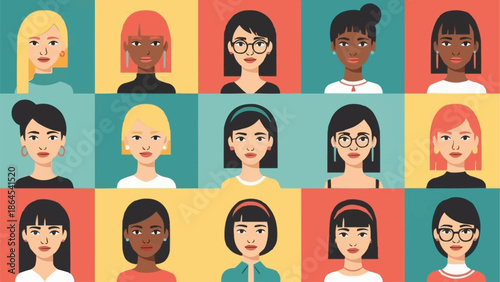 Diverse Group of Women - A Celebration of Female Empowerment and Individuality.