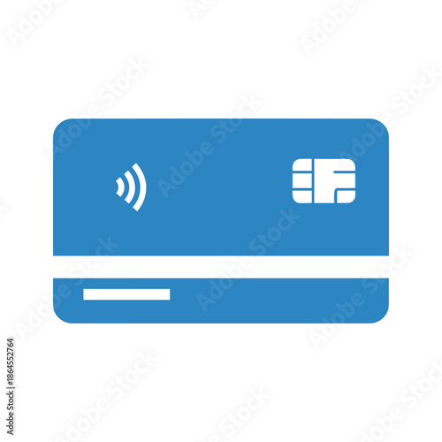 Contactless Payment Card Illustration