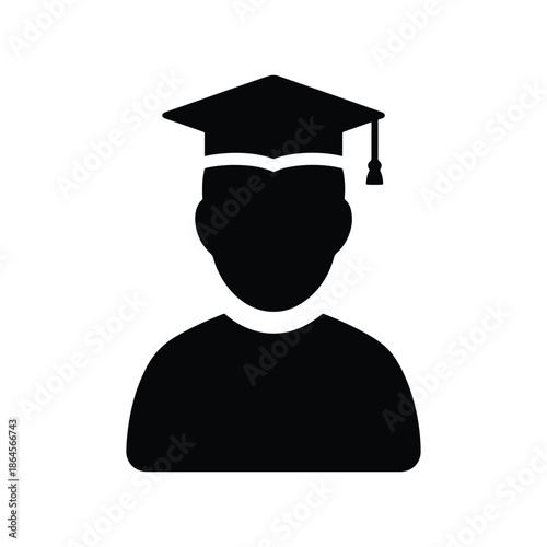 Student silhouette education human icon