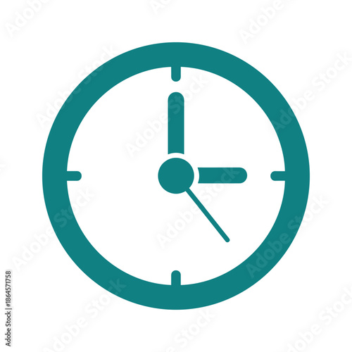 Free Download Clock Icon Vector Illustration - GFXLoad