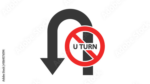 no parking sign isolated