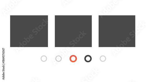 vector illustration of a set of black buttons