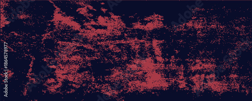 Red halftone dots blue color pattern gradient grunge texture background. Dot pop art comic sport style. Vector dynamic illustration.