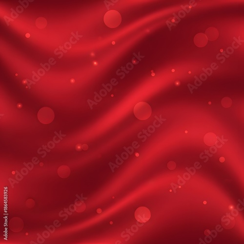 Abstract Red Bokeh Background with Soft Glow and Gradient Texture
