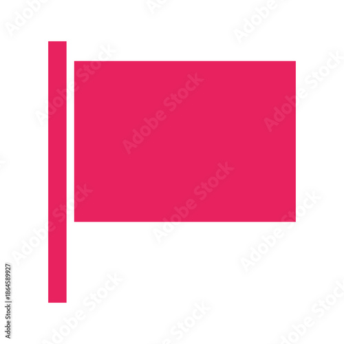 Free Download Pink Flag Icon - GFXLoad