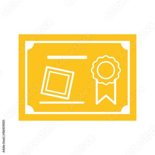 Certificate Icon Vector
