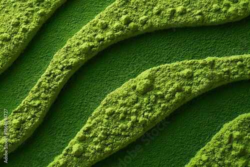 High quality matcha powder background