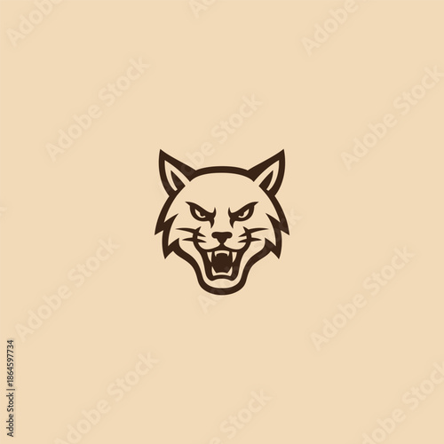 Wildcat logo symbolizing fierce spirit and untamed strength.