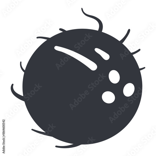 Vector Black Basic Icon - Coconut