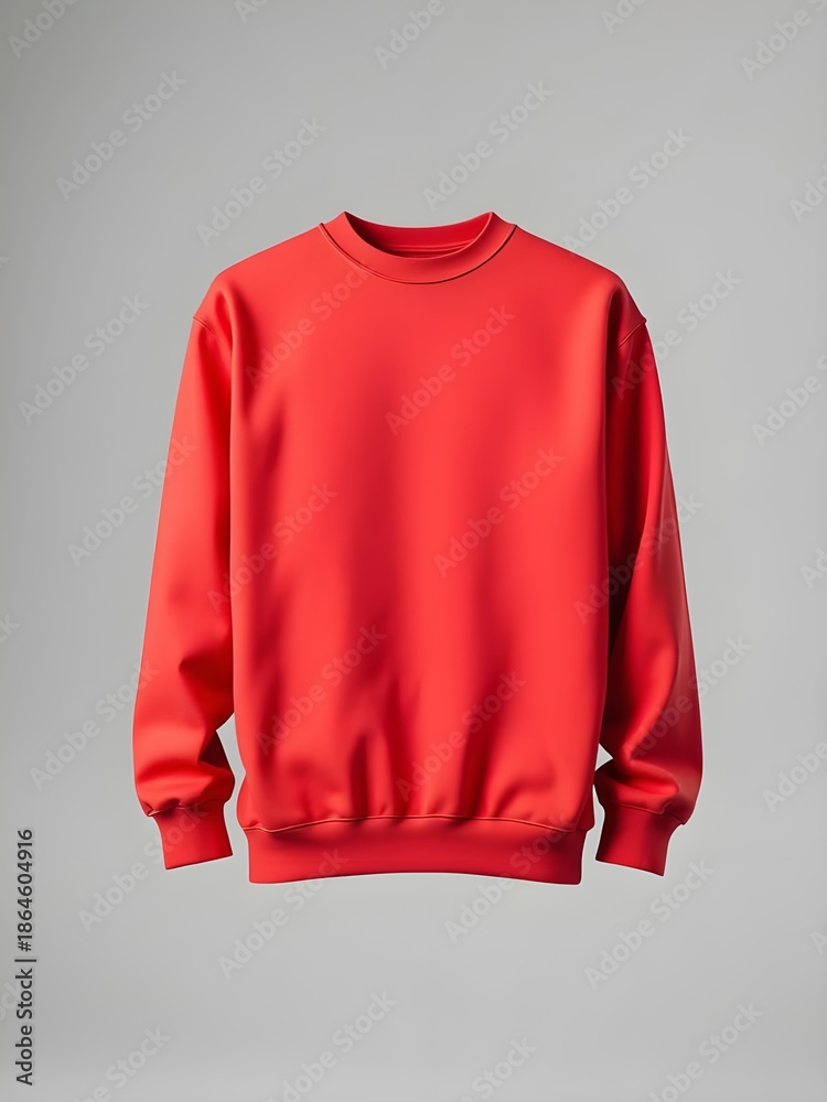 custom made wallpaper toronto digitalfront view of a blank red sweatshirt mockup isolated on gray background