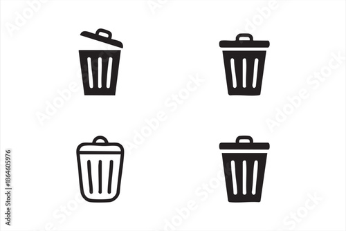 Delete and Remove Icons for Software Interfaces and Control Panels