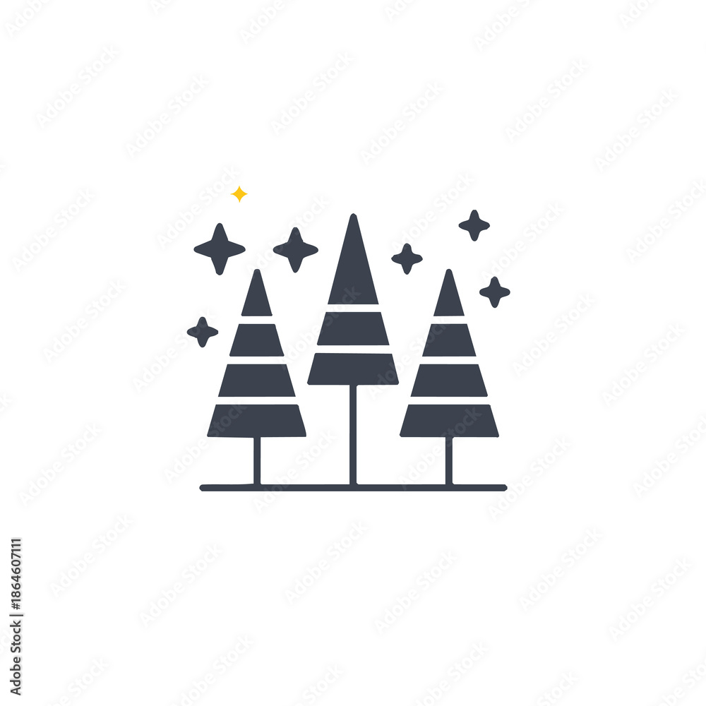 Fototapeta premium christmas tree made of paper
