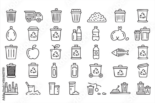 Recycling Workflow Icons for UI Navigation and Control Panels