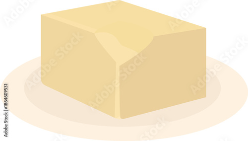 Batter baking mixture illustration.