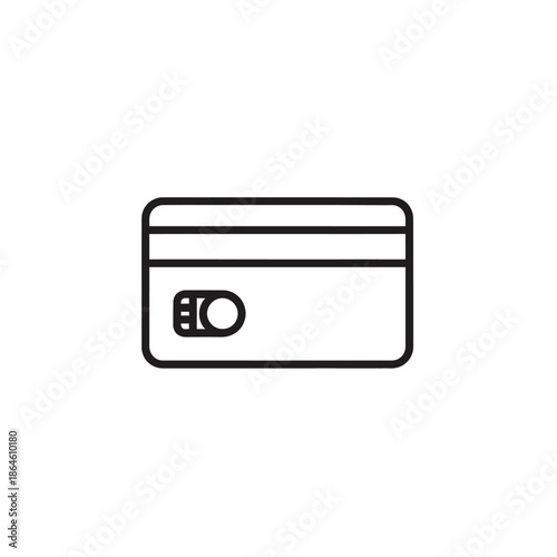 Close-up of a Credit Card on a White Background for Financial Transactions