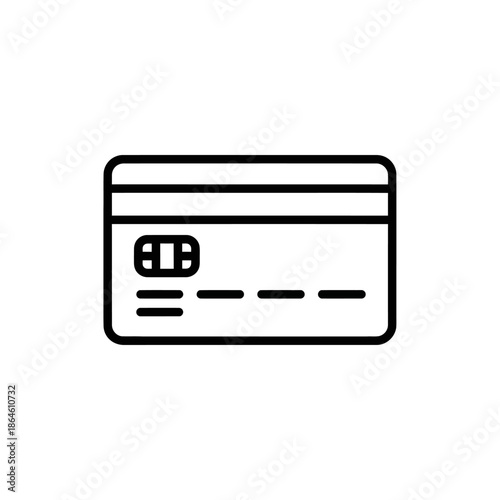 Close-up of Credit Card Icon Showing Payment and Financial Transaction