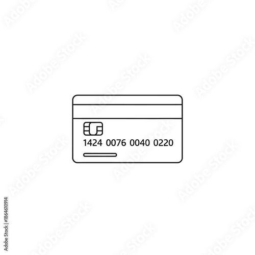 Close-Up of Credit Card with Numeric Details for Payment Transactions