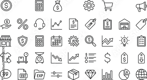 business, finance, money, accounting, marketing, analytics, ecommerce, pricing, budget, investment, sales, banking, economy, commerce, strategy, growth, profit, management, planning, symbols
