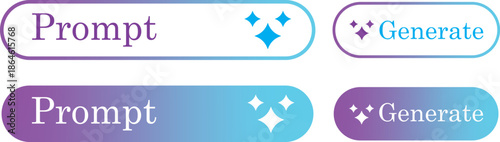 AI prompt generates interface bar icon. Chatbot command signs. text input and output signs. Chatbot command signs. Text command bar symbol