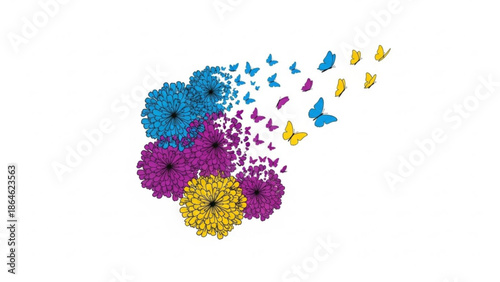 Modern abstract background with black and white colors