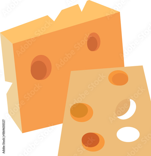 Cheese illustration.