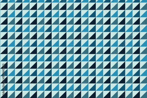 Blue Geometric Triangle Pattern