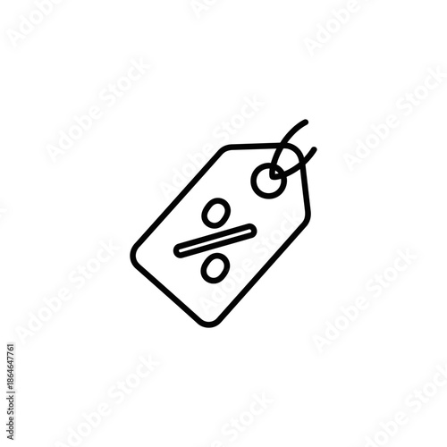 Discount Price Tag Illustration Showing Savings and Promotions