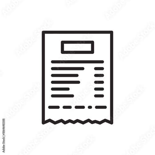 Minimalist Digital Receipt with Invoice Details for Financial Transactions