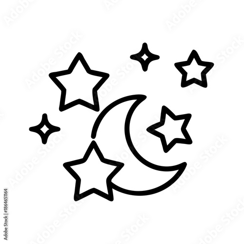 Night Sky With Stars Background