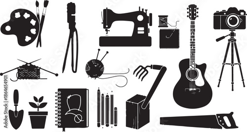 Creative hobbies and tools for art and music making