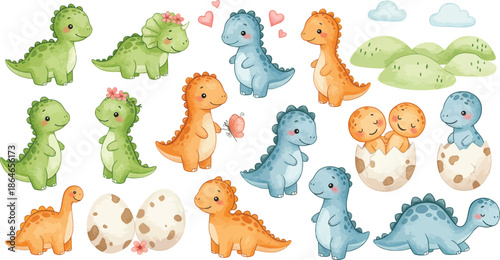 Pink floral arrangements cakes and hearts with ribbons and bows