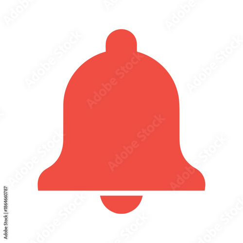 Red Bell Icon Vector
