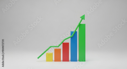 Business Chart Growth Concept Increase With Arrow Pointing Up Finance Market Development Investment Success Illustration Free Download Business Chart Growth Concept Increase With Arrow Pointing Up Finance Market Development Investment Success Illustration - GFXLoad