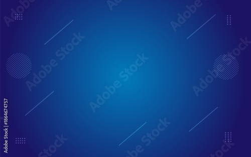 Abstract Bule background design with layers of textured bule transparent material in triangle and squares shapes. bule color technology concept