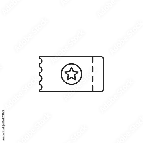 High-Quality Ticket Stub Image for Event or Sports Industry Use