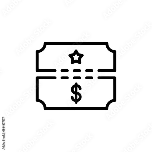 Illustration of a Financial Check with Money and Bank Elements for Business Concept
