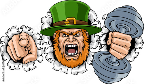 An angry Leprechaun Celtic ...