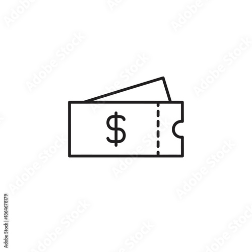 Simple Digital Payment Concept with Money and Credit Card Illustration