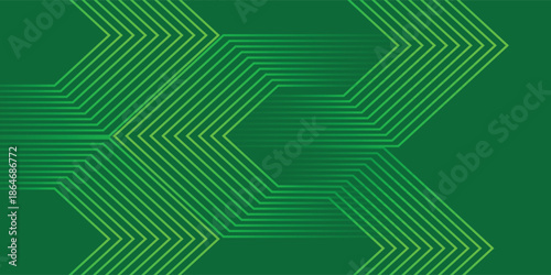 Vibrant Neon Green Hexagon Grid on Dark Emerald Background