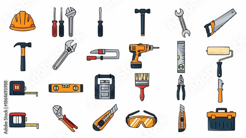 tools icon set
